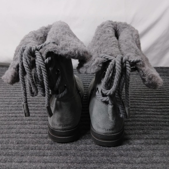 Muk Luks Women Ziggy Rodeo Winter Boots Gray - Picture 3 of 6